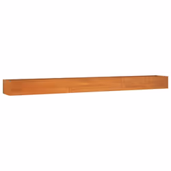 vidaXL Garden Raised Bed Outdoor Pot Plant Stand Planter Rusty Corten Steel - 600 x 80 x 45 cm
