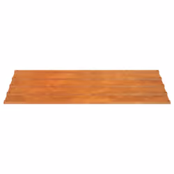vidaXL Roof Panels Window Metal Roofing Sheet Rib Panel Rusty Corten Steel - 60 x 44 cm/ 36 pcs - Additional view 5