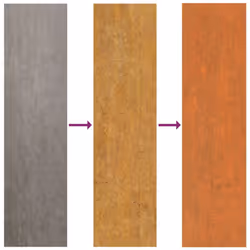 vidaXL Roof Panels Window Metal Roofing Sheet Rib Panel Rusty Corten Steel - 60 x 44 cm/ 36 pcs - Additional view 6