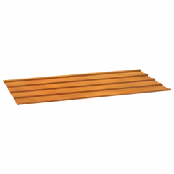vidaXL Roof Panels Window Metal Roofing Sheet Rib Panel Rusty Corten Steel - 80 x 44 cm/ 12 pcs - Additional view 4