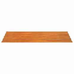 vidaXL Roof Panels Window Metal Roofing Sheet Rib Panel Rusty Corten Steel - 80 x 44 cm/ 12 pcs - Additional view 5