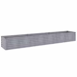 vidaXL Garden Raised Bed Outdoor Planter Pot Patio Flower Bed Corten Steel - 291 x 50 x 36 cm - Additional view 4