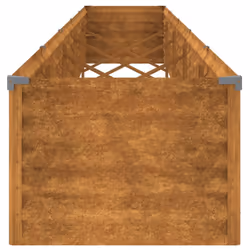 vidaXL Garden Raised Bed Outdoor Planter Pot Patio Flower Bed Corten Steel - 482 x 50 x 36 cm - Additional view 5