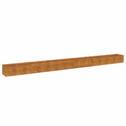 vidaXL Garden Raised Bed Outdoor Planter Pot Patio Flower Bed Corten Steel - 580 x 50 x 36 cm - Additional view 4