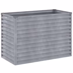 vidaXL Garden Raised Bed Outdoor Planter Pot Patio Flower Bed Corten Steel - 100 x 50 x 69 cm - Additional view 3