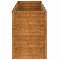 vidaXL Garden Raised Bed Outdoor Planter Pot Patio Flower Bed Corten Steel - 196 x 50 x 69 cm - Additional view 6