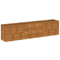 vidaXL Garden Raised Bed Outdoor Planter Pot Patio Flower Bed Corten Steel - 291 x 50 x 69 cm