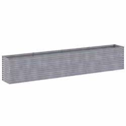vidaXL Garden Raised Bed Outdoor Planter Pot Patio Flower Bed Corten Steel - 385 x 50 x 69 cm - Additional view 3