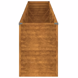 vidaXL Garden Raised Bed Outdoor Planter Pot Patio Flower Bed Corten Steel - 385 x 50 x 69 cm - Additional view 5