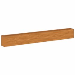 vidaXL Garden Raised Bed Outdoor Planter Pot Patio Flower Bed Corten Steel - 578 x 50 x 69 cm - Additional view 4