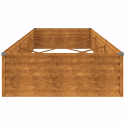 vidaXL Garden Raised Bed Outdoor Planter Pot Patio Flower Bed Corten Steel - 291 x 100 x 36 cm - Additional view 5