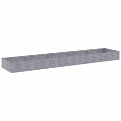 vidaXL Garden Raised Bed Outdoor Planter Pot Patio Flower Bed Corten Steel - 482 x 100 x 36 cm - Additional view 3