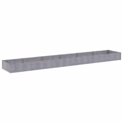 vidaXL Garden Raised Bed Outdoor Planter Pot Patio Flower Bed Corten Steel - 579 x 100 x 36 cm - Additional view 4