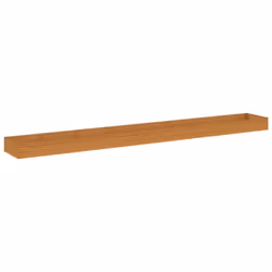 vidaXL Garden Raised Bed Outdoor Planter Pot Patio Flower Bed Corten Steel - 770 x 100 x 36 cm - Additional view 4