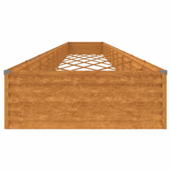 vidaXL Garden Raised Bed Outdoor Planter Pot Patio Flower Bed Corten Steel - 960 x 100 x 36 cm - Additional view 5