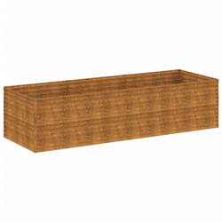vidaXL Garden Raised Bed Outdoor Planter Pot Patio Flower Bed Corten Steel - 290 x 100 x 69 cm