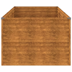 vidaXL Garden Raised Bed Outdoor Planter Pot Patio Flower Bed Corten Steel - 290 x 100 x 69 cm - Additional view 5
