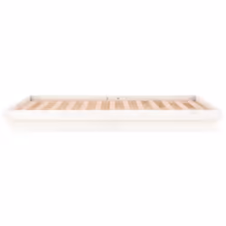 vidaXL LED Bed Frame Mattress Foundation Bedstead Platform Bed Base Solid Wood - white, 180 x 200 cm - Additional view 8