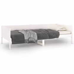 VidaXL 820248, Sofa bed, White, Pinewood, 1935 mm, 965 mm, 565 mm