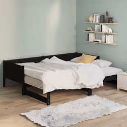 VidaXL 820266 sofa Sofa bed Black - Additional view 4