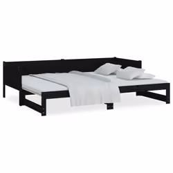 VidaXL 820266 sofa Sofa bed Black - Additional view 5