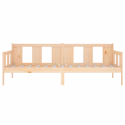 vidaXL Solid Wood Pine Day Bed Overnight Bed Multi Colours 80x200 cm/90x200 cm - brown, 90 x 190 cm - Additional view 7