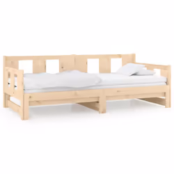 VidaXL 820282, Sofa bed, Pinewood, 2035 mm, 960 mm, 695 mm, 2.04 m