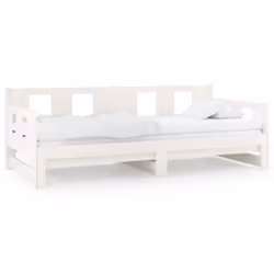 VidaXL 820283, Sofa bed, White, Pinewood, 2035 mm, 960 mm, 695 mm