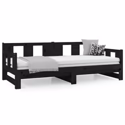 VidaXL 820296 sofa Sofa bed Black - Additional view 4