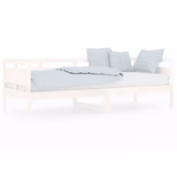 VidaXL 820303, Sofa bed, White, Pinewood, 2035 mm, 860 mm, 660 mm