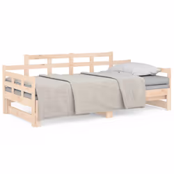 VidaXL 820347, Sofa bed, Pinewood, 2035 mm, 860 mm, 760 mm, 2.04 m