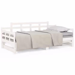 VidaXL 820353, Sofa bed, White, Pinewood, 1935 mm, 960 mm, 760 mm