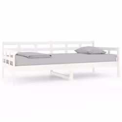 VidaXL 820358, Sofa bed, White, Pinewood, 2035 mm, 960 mm, 695 mm