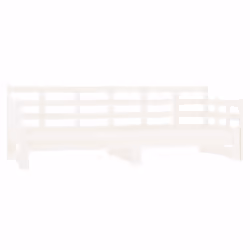 VidaXL 820373, Sofa bed, White, Pinewood, 2035 mm, 960 mm, 695 mm