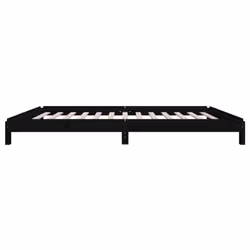 vidaXL Solid Wood Pine Stack Bed Bedroom Stackable Bed Multi Colours/Sizes - black, 90 x 200 cm - Additional view 9