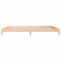 vidaXL Solid Wood Pine Stack Bed Bedroom Stackable Bed Multi Colours/Sizes - brown, 90 x 190 cm - Additional view 8