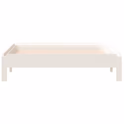 vidaXL Solid Wood Pine Stack Bed Bedroom Stackable Bed Multi Colours/Sizes - white, 90 x 190 cm - Additional view 8