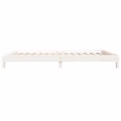 vidaXL Solid Wood Pine Stack Bed Bedroom Stackable Bed Multi Colours/Sizes - white, 90 x 190 cm - Additional view 9