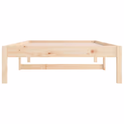 vidaXL Day Bed Guest Sofa Occasional Sofa Bed Daybed Couch Solid Wood Pine - brown, 80 x 200 cm - Additional view 8