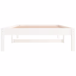 vidaXL Day Bed Guest Sofa Occasional Sofa Bed Daybed Couch Solid Wood Pine - white, 80 x 200 cm - Additional view 8
