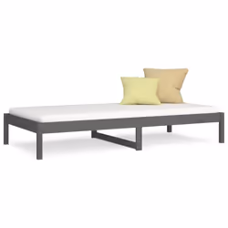 VidaXL 820424, Sofa bed, Grey, Pinewood, 1955 mm, 960 mm, 300 mm