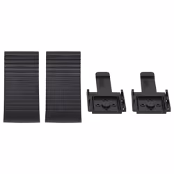 vidaXL 2x Wheel Chocks 25x10x11.5 cm Plastic Wheel Blocker Car Brake Stopper