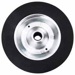 vidaXL Wheel for Jockey Wheel Ã20x5 cm Solid Rubber and Steel Tyre for Trailer