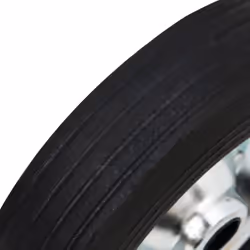 vidaXL Wheel for Jockey Wheel Ã20x5 cm Solid Rubber and Steel Tyre for Trailer - Additional view 5