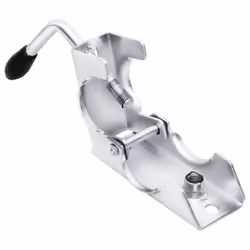 vidaXL 1/2x Jockey Wheel Clamp 13.5x6.5x14 cm Galvanised Steel Fitting Clamp - 2 pcs - Additional view 4