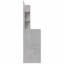 vidaXL Dressing Table with Mirror Bedroom Makeup Vanity Desk Cosmetic Table - Concrete grey - Additional view 10
