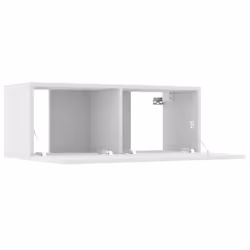 vidaXL TV Cabinet Entertainment Centre Media TV Unit TV Stand Engineered Wood - White - Additional view 7