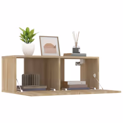 vidaXL TV Cabinet Entertainment Centre Media TV Unit TV Stand Engineered Wood - Sonoma oak - Additional view 5