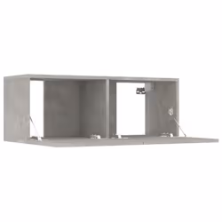 vidaXL TV Cabinet Entertainment Centre Media TV Unit TV Stand Engineered Wood - Concrete grey - Additional view 7