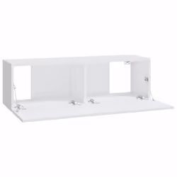 vidaXL 2x Wall TV Cabinets Media Cabinet Sideboard TV Stand Engineered Wood - white - Additional view 7